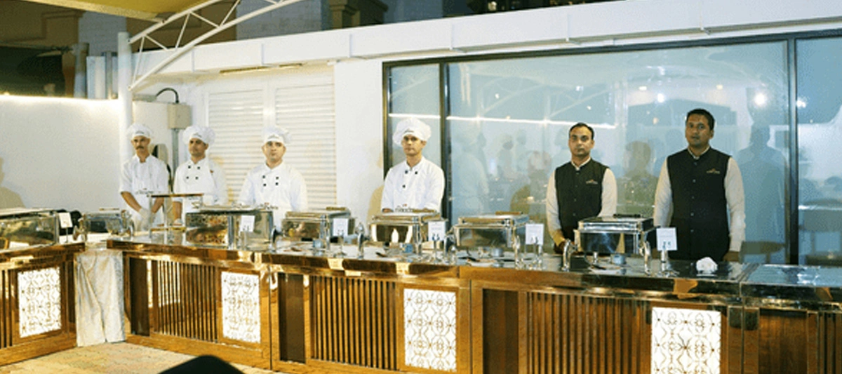 Luxury buffet catering setup for special occasions in Dubai