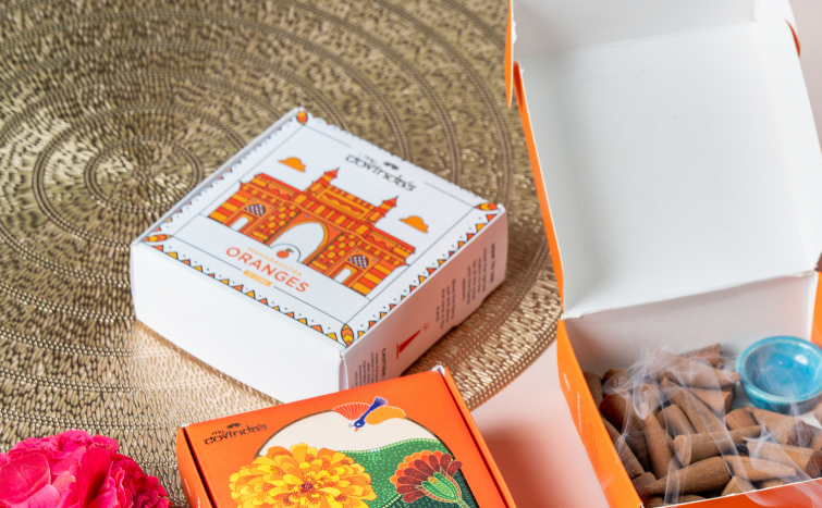  Orange Dhoop
